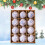 Christmas Ball Ornaments White Blue 12PCS 80mm 2
