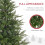 5ft Bushy and Bare Artificial Christmas Tree - Green 7