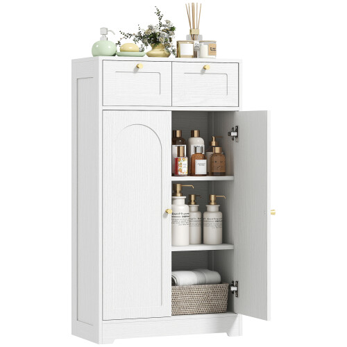 Homcom Armario de Baño Blanco 60 x 30 x 108 cm