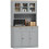 Homcom Alacena de Cocina Gris 100 x 40 x 180 cm 1