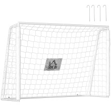 Portería de Fútbol Blanco 186 x 62 x 123 cm