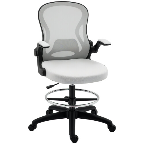 Vinsetto Silla de Escritorio Gris 59 x 65 x 122 cm