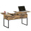 Homcom Mesa Centro Elevable Marrón 100 x 45 x 67 cm 1