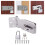 Right Angle Padlock Hasp Latch 90 Stainless Steel 3 in 6