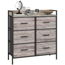 Cajonera de Tela Gris 79 x 29 x 85 cm