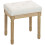 Homcom Reposapié Beige 42 x 32 x 46.5 cm 1