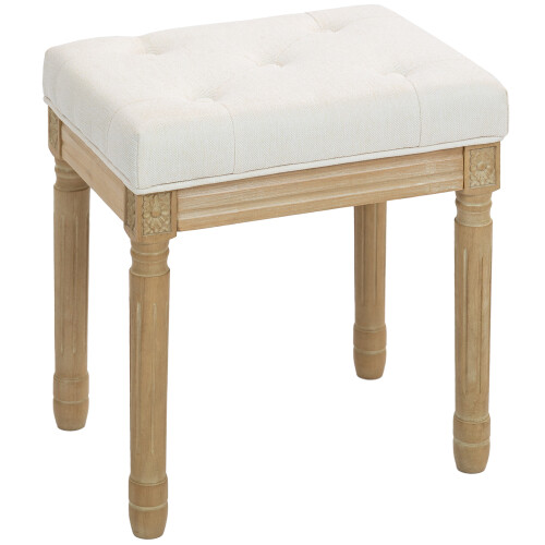 Homcom Reposapié Beige 42 x 32 x 46.5 cm