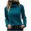 Women's Cable Knit Turtleneck Sweater Blue XS 2