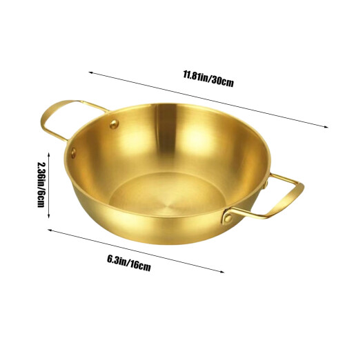 Korean Ramen Pot Stainless Steel 6.3 in 2