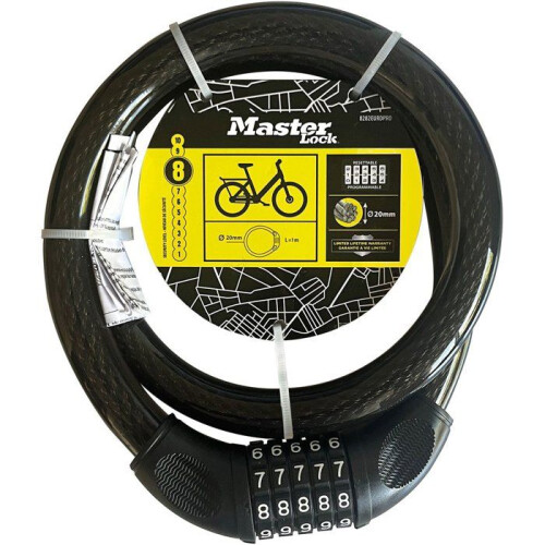 Master Lock Bike Cable Lock - MASTER LOCK - Combination Lock