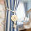 Camellia Tassel Tiebacks with Pearls Adjustable Braided 7