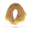 Gold Christmas Ornament Hooks Snap String 1000 PCS 3