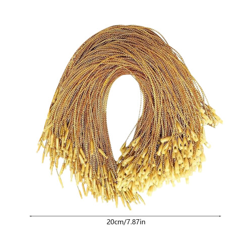 Gold Christmas Ornament Hooks Snap String 1000 PCS 2