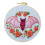 Halloween Embroidery Kit Ghost Gothic Cross Stitch Hoop 1