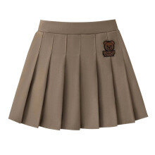 Girl School Uniform Pleated Scooter Skirt with Under
