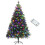 7ft LED Pre-Lit Artificial Christmas Tree, with Base 1
