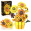 NAYIHOOP Sunflower Building Set Compatible with LEGO, 1000+ 1