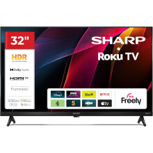 Sharp 32-inch HD Ready Roku Smart TV 32HD2325K | HDR10, HDMI ARC, Freely included, HD Series