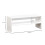 Homcom Mesa de Centro Blanco 100 x 40 x 41.5 cm 8