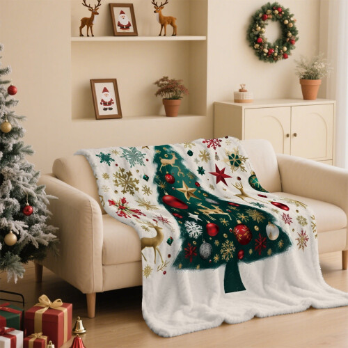 Tupukom Microfiber Throw Blanket Pink Ghost Design 150x200cm