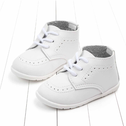 Baby Walking Shoes White Soft Sole Comfortable Breathable 2