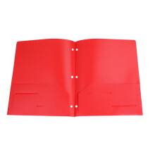 Heavy Duty Plastic Letter-Size File Folder with Multiple
