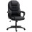 Faux Leather Office Chair - Black 1