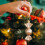 Gold Electroplated Plastic Christmas Pendants 12-Piece 6