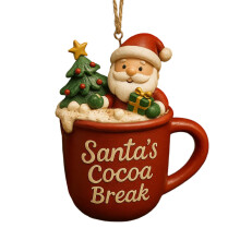 Martini Glass Christmas Ornament Drink Theme