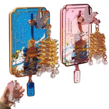 Luminous Tower Fridge Magnet 3D Architecture