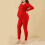 Women's Maternity Pajama Set Double Layer Long Sleeve Top 4