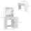 Homcom Tocador de Maquillaje Blanco 80 x 40 x 140 cm 6