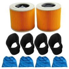 1 Set for MV1 MV2 WD1 WD2 WD3 HEPA Filter and Textile Filter Bag Vacuum Cleaner Accessories Replacement Parts