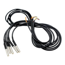 5 Stück 5M DS18B20 Temperatursensor Temperatursonde Edelstahl-Paketkabel Wasserdichter Digitaler Thermostatsensor