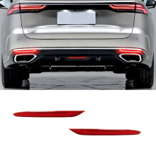 LED Rear Bumper Reflector Light for   7 EC7 2026 Brake Light Dynamic Turn Signal Light, 3 Functions