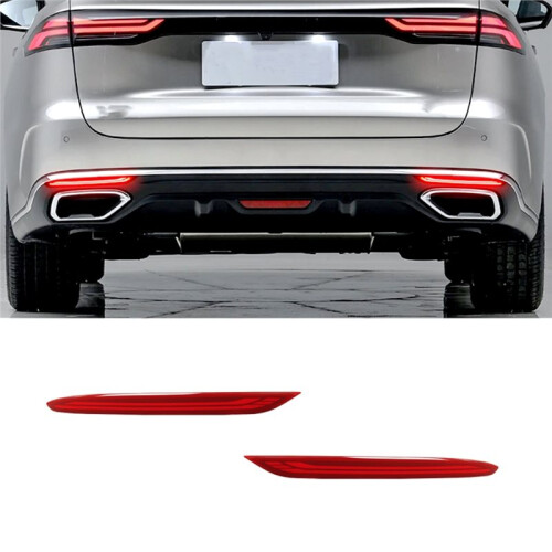 LED Rear Bumper Reflector Light for   7 EC7 2026 Brake Light Dynamic Turn Signal Light, 3 Functions