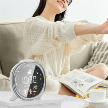 LCD Digital Alarm Clock with Night Light Intelligent Wake  Function Double Alarm Temperature Display for Bedroom Kids