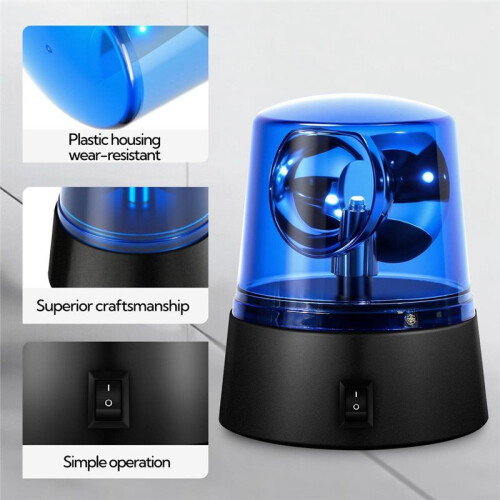 2Pcs Rotating Strobe Light, 360 Degree Rotating Light, Disco Bar Party Decorative Light