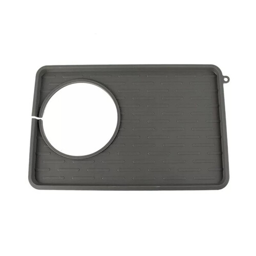 Silicone Coffee Machine Mat for  870/880 - Holds Portafilter & Dosing Tool, Dust-Proof Coating