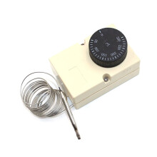 Thermostat Capillaire à Bouton de Commande pour Appareils Électriques 50-300 C avec Bouton Protégé