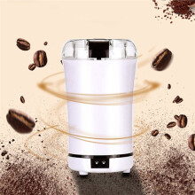 Moulin à Café Électrique, Moteur Puissant de 150 W, Mouture Ultra-Fine, Utilisation Simplifiée, Design Compact, Prise Américaine Violette