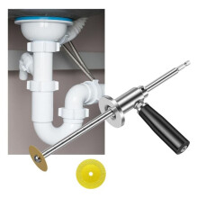 Inside Pipe Cutter for PVC Pipe Cutter,for 1-1/2In to 8In PVC Pipe, 7inch Adjustable Cutting Depth with Cutting Wheel