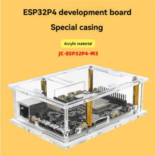 Voor ESP32-P4 Ontwikkelbord, Acryl Behuizing met Koellichaam voor JC-ESP32P4-M3, Transparante Beschermhoes