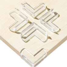 8 STKS Transparante Anti-Botsingshoek PVC-Pad Kindveiligheid Hoekbeschermer Baby-Botsingsbestendige Beschermer Tafelhoek