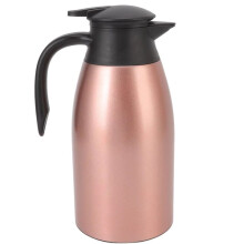 Theepot van 2 Liter, Gemaakt van 304 Roestvrij Staal, Lekvrij Deksel, Draagbaar, Handvat, Gemakkelijk Schoon Te Maken, Geïsoleerde Koffiedispenser B