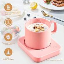 Koffiekopjeswarmer voor op Het Bureau met Automatische Uitschakeling en 3 Temperatuurinstellingen, Koffiekopjeswarmer, Perfect voor Koffie, Thee en