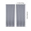 Translucent Voile Curtains 52x84 in Double Rod Pocket 1 2