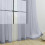 Translucent Voile Curtains 52x84 in Double Rod Pocket 1 3