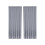 Translucent Voile Curtains 52x84 in Double Rod Pocket 1 5