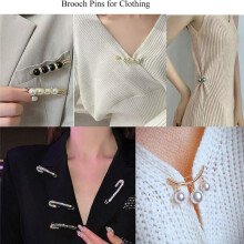 Brochespelden met Strasssteenparels 96 Stuks Broches en Spelden voor Vrouwen Gouden Rommel Sokken Bedels Spelden Sieraden Accessoires